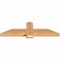 Ekena Millwork Eugene Smooth Timber Gable Bracket, Western Red Cedar, 48"W x 14"H x 3 1/2"D x 5 1/2"F, 7/12 Pitch GBW048X14X0406EUG00SWR - alternate 2